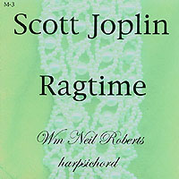 Scott Joplin Ragtime Harpsichord CD cover
